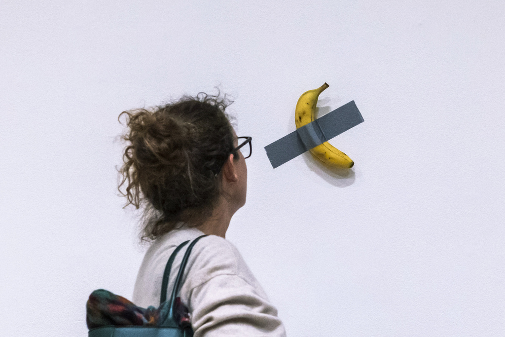 WORLD GONE CRAZY Duct Taped Banana Sells For 6 2 Million At Art