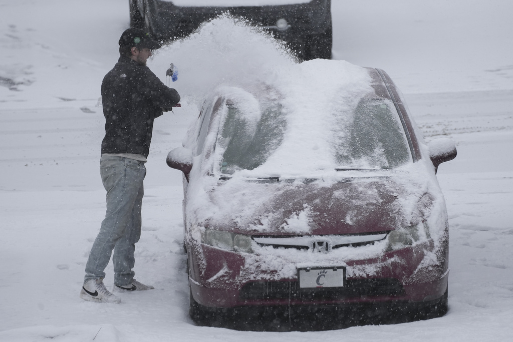 Winter Blast Of Snow, Ice And Bitter Cold Grips The US From The Midwest