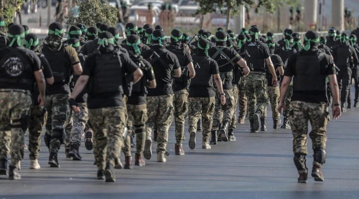 Hamas terrorists in Gaza.