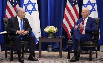 FILE - President Joe Biden meets with Israeli Prime Minister Benjamin Netanyahu in New York, Wednesday, Sept. 20, 2023. (AP Photo/Susan Walsh, File)