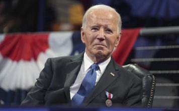 FILE -President Joe Biden attends the Department of Defense Commander in Chief farewell ceremony at Joint Base Myer-Henderson Hall, Jan. 16, 2025, in Arlington, Va. (AP Photo/Evan Vucci, File)