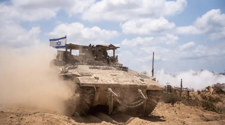 IDF forces in Gaza. (IDF spokesperson)