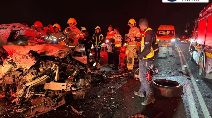 Three women in their 20s were killed in a horrific collision on Highway 42 near the city of Yavne