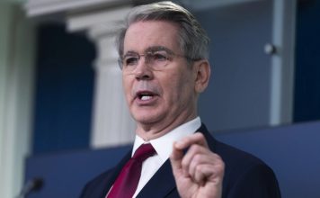 Treasury Secretary Scott Bessent speaks to reporters in the James Brady Press Briefing Room at the White House, April 29, 2025, in Washington. (AP Photo/Manuel Balce Ceneta, File)